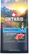 Ontario Puppy & Junior All Breeds Monoprotein Tuna & Sweet Potatoes 6,5 kg - Granule pro štěňata