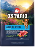 Ontario Adult All Breeds Monoprotein Tuna & Sweet Potatoes 2,25 kg - Granule pro psy