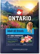 Ontario Adult All Breeds Monoprotein Turkey & Sweet Potatoes 2,25 kg - Granule pro psy