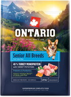 Ontario Senior All Breeds Monoprotein Turkey & Sweet Potatoes 2,25 kg - Granule pro psy