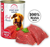 Fine Dog Exclusive canned food for dogs 100% meat mix 6 × 400 g - Canned Dog Food