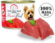 Fine Dog Mini Exclusive canned food for dogs 100% meat mix 6 × 200 g - Canned Dog Food