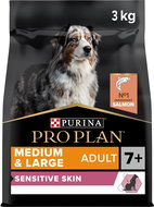 Pro Plan Medium & Large Adult 7+ Sensitive Skin Granules for dogs salmon 3 kg - Dog Kibble