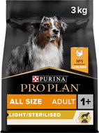 Pro Plan All Sizes Adult Light Sterilised Granules for dogs chicken 3 kg - Dog Kibble