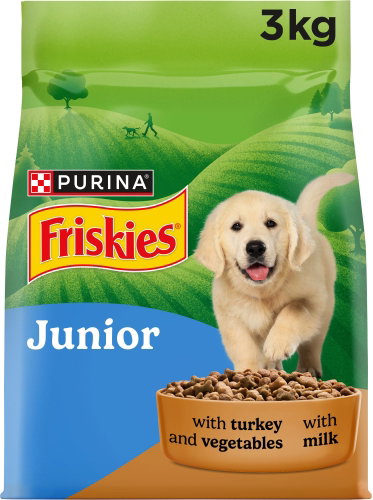 Friskies Junior granuly pre šteňatá morka s mliekom, zelenina 3 kg - Granule pre šteniatka - Hlavný obrázok