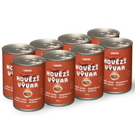 LOUIE duck (95% solids) with rice 400 g 8 pcs - Canned Dog Food