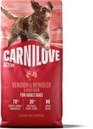 Carnilove Active Dog Dry Made with Venison & Reindeer & Wild Boar for Active Adult All Breeds 12 kg - Dog Kibble