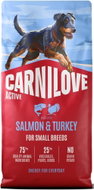 Carnilove Active Dog Dry Made with Salmon & Turkey for Adult Small Breeds 12 kg - Dog Kibble