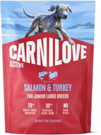 Carnilove Active Dog Dry Made with Salmon & Turkey for Junior Large Breeds 1.5 kg - Dog Kibble