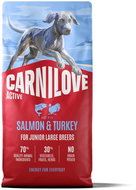 Carnilove Active Dog Dry Made with Salmon & Turkey for Junior Large Breeds 12 kg - Dog Kibble