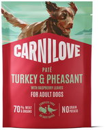 Carnilove Dog Pouch Paté Turkey & Pheasant with Raspberry Leaves 300 g - Dog Food Pouch