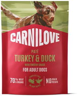 Carnilove Dog Pouch Paté Turkey & Duck with Timothy Grass 300 g - Dog Food Pouch