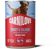 Carnilove Dog Can Paté Made with Turkey & Salmon 400 g - Canned Dog Food