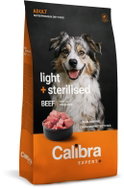 Calibra Dog Expert+ Adult Light & Sterilised Beef 12 kg - Dog Kibble