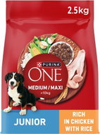 Purina ONE Medium/Maxi Junior granule pro štěňata kuře 2,5 kg - Kibble for Puppies