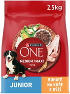 Purina ONE Medium/Maxi Junior granule pro štěňata kuře 2,5 kg - Kibble for Puppies