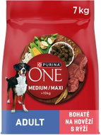 Purina ONE Medium/Maxi granule pro psy hovězí 7 kg - Dog Kibble