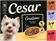 Cesar Selection in sauce, 12 × 100 g - Dog Food Pouch
