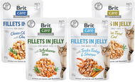 Brit Care Cat Fillets in Jelly Ochutnávkový mix 4 x 85 g - Kapsička pro kočky