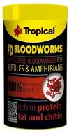 Tropical FD Blood Worms 100ml/7g lyofilizované patentky pro plazy a obojživelníky - Krmivo pro terarijní zvířata