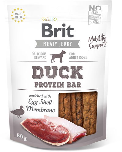 Brit Jerky Duck Protein Bar 80 g - Pamlsky pro psy - Hlavní obrázek