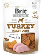 Brit Jerky Turkey Meaty Coins 80 g - Maškrty pre psov