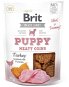 Brit Jerky for Puppy Turkey Meaty Coins 80 g - Pamlsky pro psy