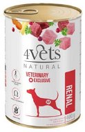 4Vets Natural Veterinary Exclusive Renal 400 g - Diet Dog Canned Food