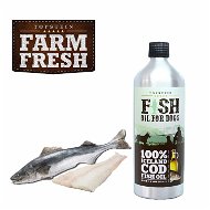 Topstein Farm Fresh Fish Oil for Dogs 100% Iceland Cod Fish Oil 250ml - Food Supplement for Dogs