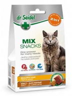 Dr. Seidel snacks for cats MIX 2 in 1 for beautiful coat & malt 60 g - Doplnok stravy pre mačky