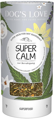 Dog's Love Herbs Canna Super Calm with hemp 70 g - Food Supplement for Dogs - Main image