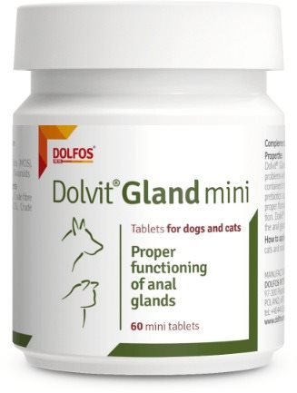Dolfos Dolvit Gland mini - proper function of anal glands 60 tbl - Food Supplement for Dogs - Main image