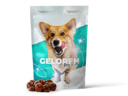 Geloren Dog S-M 180 g 60 ks - Kloubní výživa pro psy - Hlavní obrázek
