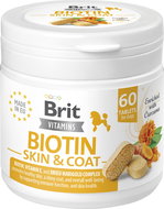 Brit Vitamins Biotin - Kůže & Srst 60 tbl. - Doplněk stravy pro psy