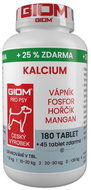 Giom Calcium 180 tbl. + 25% free - Food Supplement for Dogs