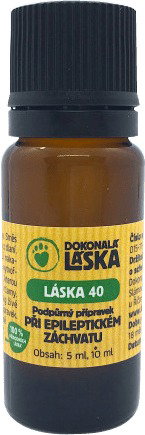 Dokonalá láska 40 Při epileptickém záchvatu 10 ml - Veterinární doplněk stravy - Hlavní obrázek