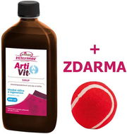 Vitar Veterinae Artivit sirup 500 ml + Zdarma aportovací míček červený - Dárkový balíček pro psy