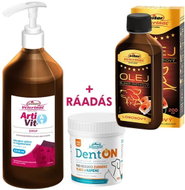Vitar Veterinae Artivit szirup 1000 ml + DentON 100 g +lazacolaj 200 ml - Kutya izületvédő