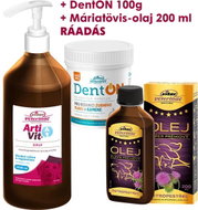 Vitar Veterinae Artivit szirup 1000 ml + DentON 100 g + máriatövis-olaj 200 ml - Kutya izületvédő