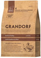 Grandorf Granules for dogs Adult Medium & Maxi - Duck and Turkey GF 3 kg - Dog Kibble