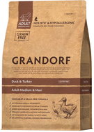 Grandorf Granule pro psy Adult Medium & Maxi - Kachna a krocan GF 10 kg - Granule pro psy