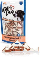 KidDog Lososové sendvičové trojuholníčky 80 g - Maškrty pre psov