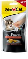 GimCat Nutri Pockets, losos a omega3 60 g - Maškrty pre mačky