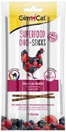 GimCat Superfood Duo Sticks kura, lesné plody 3 ks - Maškrty pre mačky