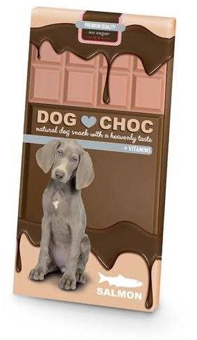 DUVO Dog Choc Salmon sugar free chocolate with salmon 100g from