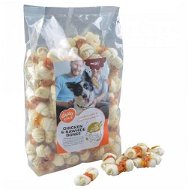 DUVO Meat! Buffalo Knot White with Chicken S 1kg approx. 86 pcs - Dog Treats