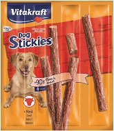 Vitakraft Dog pochúťka Dog stickies hovädzie 4× 11 g - Maškrty pre psov