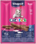 Vitakraft Cat Stick pochúťka treska/treska tmavá, 3× 6 g - Maškrty pre mačky
