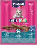 Vitakraft Cat Stick pochúťka platesa/omega 3, 3× 6 g - Maškrty pre mačky