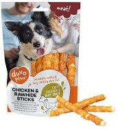DUVO+ Meat! buffalo skin stick wrapped with chicken meat S 12,5cm 100g - Dog Treats